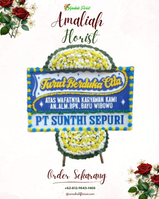 Papan Bunga Duka di Pejaten Timur