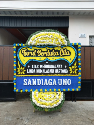 Papan Bunga Duka di Pejaten Timur