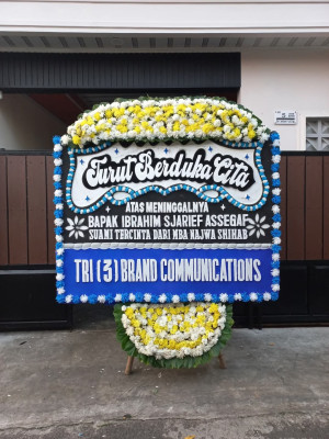 Papan Bunga Duka di Pejaten Timur